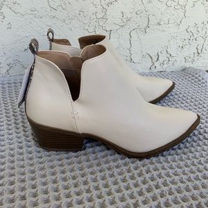 Brand New White Ankle Booties Size 11